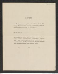 k.k. naturhistorisches Hofmuseum, Intendanzakten 1885-1896 (Hauer), Aktenzahl Z.203.a/1891, Seite 1